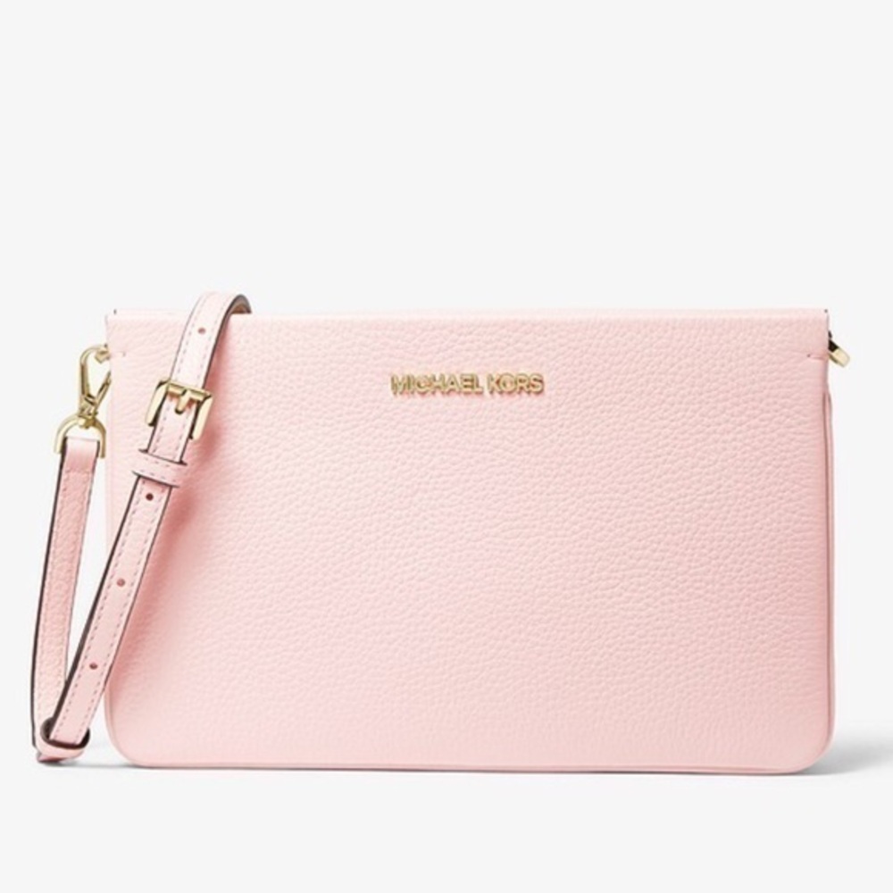 MICHAEL KORS Large Pebbled Leather Crossbody Bag